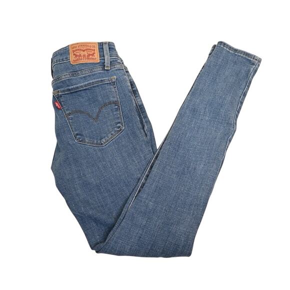 Levi's 711 Skinny Distressed Jean Womens 25 - Picture 3 of 12